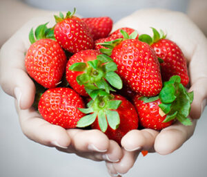 Erdbeeren, köstlich und gesund