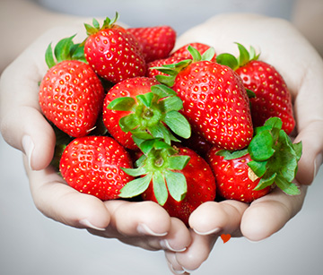 Erdbeeren, köstlich und gesund