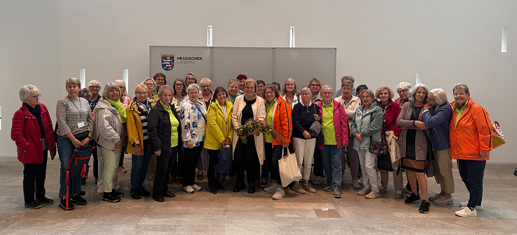 Gruppenfoto mit Sabine Bächle-Scholz